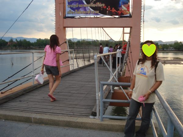 Bridge at Ping River in Tak City